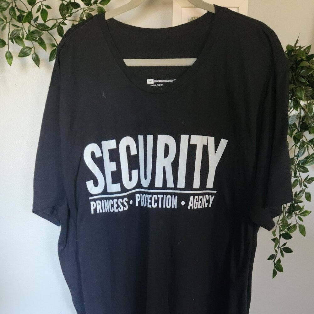 Princess Protection Tee - Black Men's 3XL